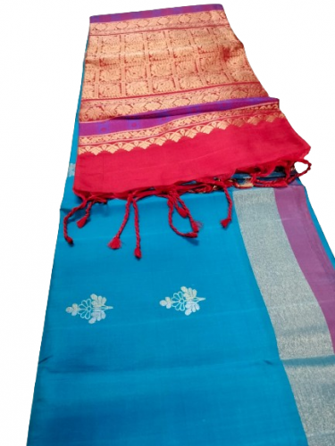 SOFT SILK SAREE WITH BLOUSE